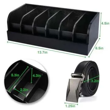 GTI Belt Organizer - Chic Storage for Belts and Ties