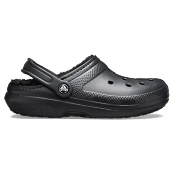 Comfortable Black Crocs Classic Lined Clogs Size 8/6