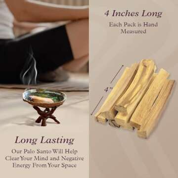 Purple Canyon Palo Santo Sticks - 8 Pack Natural Incense