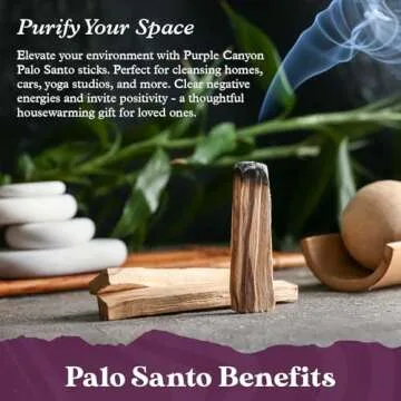 Purple Canyon Palo Santo Sticks - 8 Pack Natural Incense