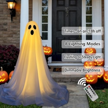 DAZONGE Halloween Ghost Decorations for Outdoor Fun