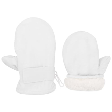 Urban Virgin Infant Baby Toddler Kids Winter Mittens - Fleece Lined, Waterproof Snow Gloves for Boys...