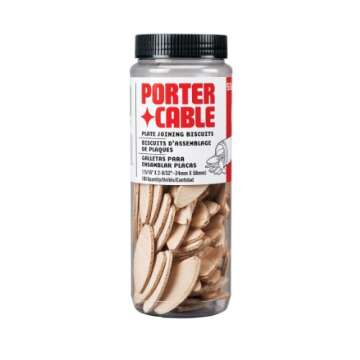PORTER-CABLE 5562 No. 20 Plate Joiner Biscuits - 100 Per Tube , Brown