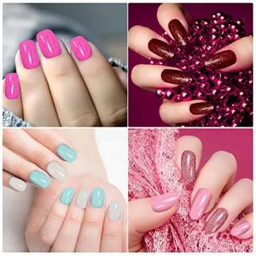 Maitys Glitter Nail Wraps - 16 Sheets of Beauty