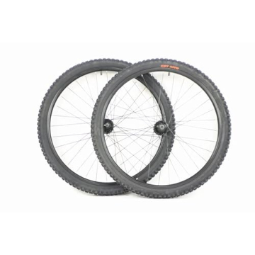 26" Inch Mountain Bike Wheel Set for Disc Brake Tires Tubes for Cassette 26 x 2.10 ATB Bicycle (Blac...