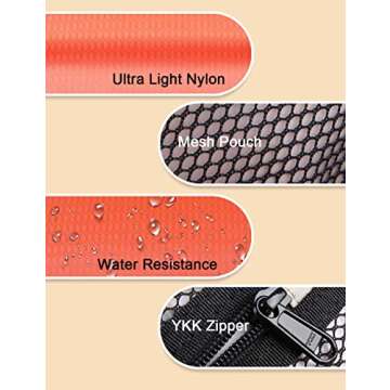 GOX Travel Toiletry Bag - Ultra-Light Organizer for All