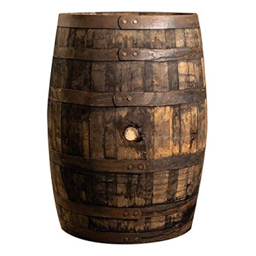 Midwest Barrel Company Authentic Bourbon/Whiskey Barrel (53 Gallon) Premium Quality Wood Barrel for ...