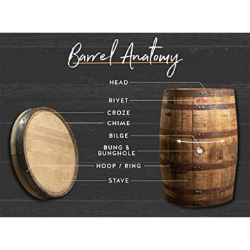Authentic Bourbon/Whiskey Barrel for Decor & DIY Projects