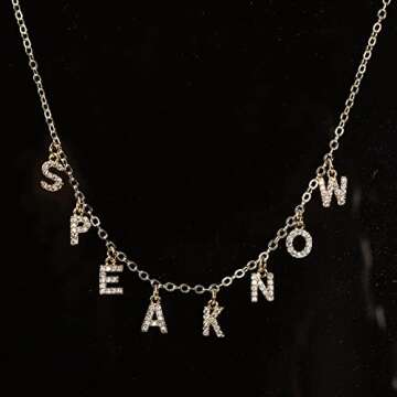 Miss Pink Ers Lover Necklace for Swiftie Fans and Lovers