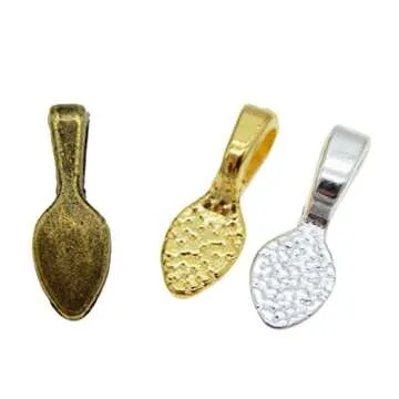 120PCS Mixed Tibetan Bails for Jewelry Crafting