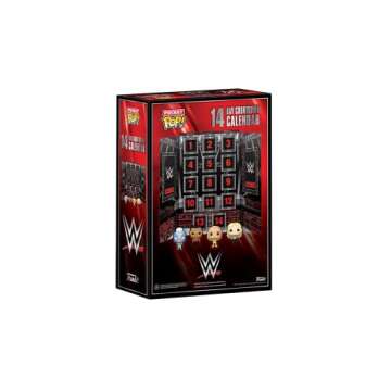 Funko Countdown Calendar: WWE - 2023 14 Days - Featuring Hulk Hogan, Chyna, Jerry Lawler®, Bret Hart and More - Advent Calendar - 13 Days of Surprises - Collectable Vinyl Mini Figures - Mystery Box