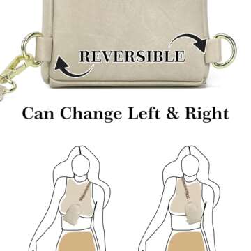 INICAT Travel Small Sling Bag for Women Fanny Packs