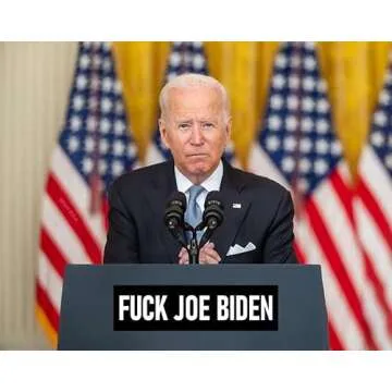 Express Your Opinion with the Fuck Joe Biden Sticker 10x3