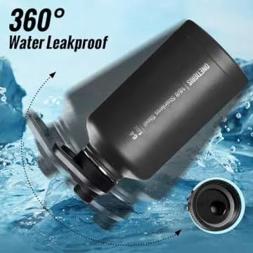 OneTigris Tactical Half Gallon Water Bottle with Straw - 64 oz Vacuum Insulated Stainless Steel Water Jug, Leakproof Sport Bottle with 3 BPA Free Lids, Paracord Handle & MOLLE Water Pouch for Outdoor