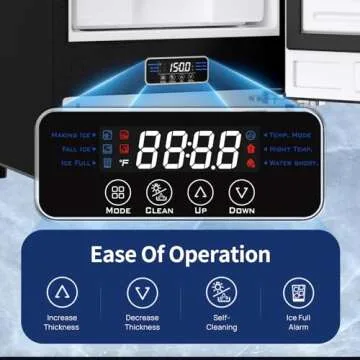 Coolake 15 Inch Under Counter Ice Maker – 100lbs/Day