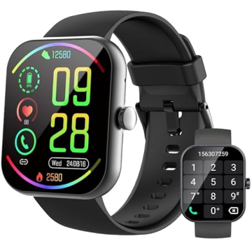 Smart Watch, 1.91" Smartwatch for Men Women (Answer/Make Call), Fitness Tracker with 110+ Sport Mode...