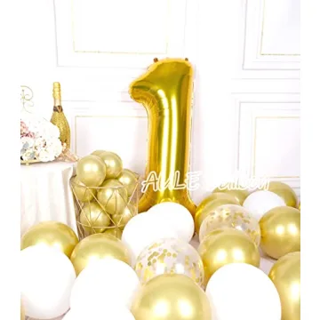 Jumbo 40 Inch Gold Number Balloon for Milestones