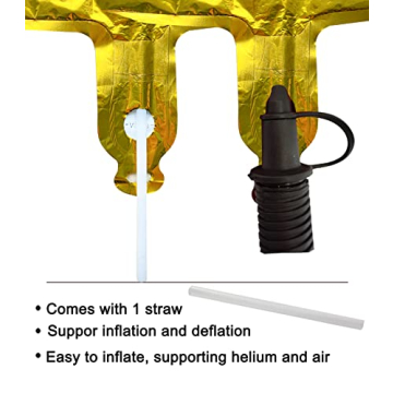 Jumbo 40 Inch Gold Number Balloon for Milestones