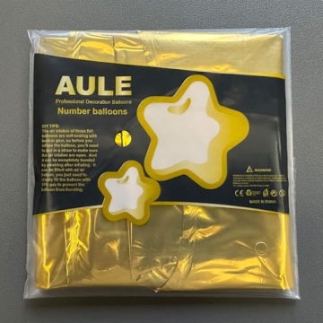 Jumbo 40 Inch Gold Number Balloon for Milestones