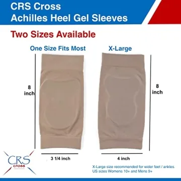 CRS Cross Achilles Heel Sleeve for Pain Relief and Protection
