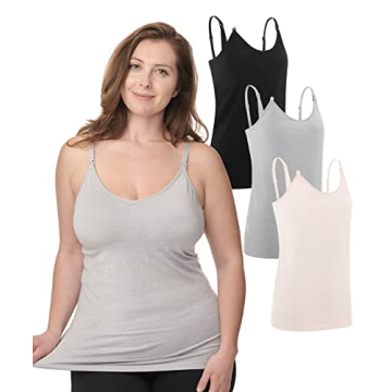 Stylish Nursing Camis for Comfortable Breastfeeding
