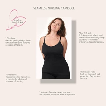 Stylish Nursing Camis for Comfortable Breastfeeding