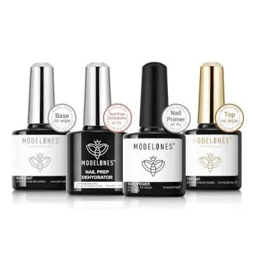 Modelones Nail Dehydrator & Primer Set for Perfect Nails