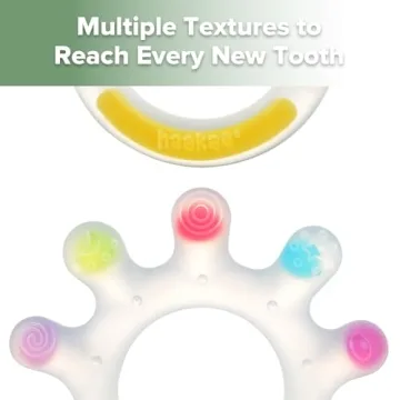 Haakaa Dinky Digits Palm Teether Safe Baby Chew Toy