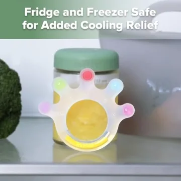 Haakaa Dinky Digits Palm Teether Safe Baby Chew Toy