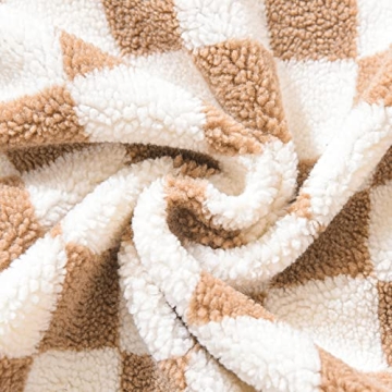 WACOMECO Decorative Throw Pillow Covers - Soft Sherpa Style