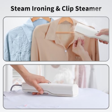 Portable Iron Steamer for Quick, Wrinkle-Free Clothes
