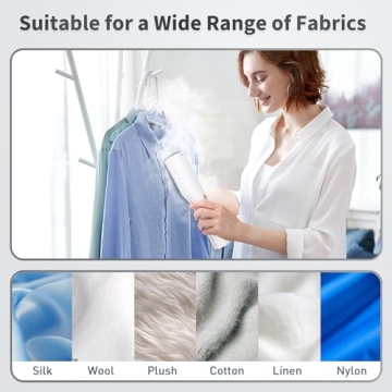 Portable Iron Steamer for Quick, Wrinkle-Free Clothes