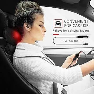 VIKTOR JURGEN Back Massager Kneading for Neck, Shoulder and Foot, Shiatsu Massage Pillow with Heat, Relaxation Gifts for Women/Men/Dad/Mom/Christmas/Mothers Day/Fathers Day/Valentine's Day