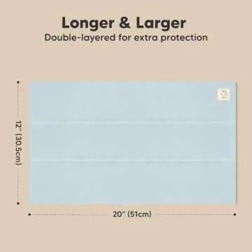 Organic Burp Cloths Baby Girl, Boy - 6-Pack Large Baby Burp Cloths, Super Absorbent Burping Cloths for Babies, Soft & Plush Cotton Burp Cloth, Spit Up Burp Rags, Newborn Burp Clothes (Vessels)