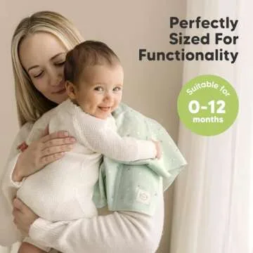 Organic Burp Cloths Baby Girl, Boy - 6-Pack Large Baby Burp Cloths, Super Absorbent Burping Cloths for Babies, Soft & Plush Cotton Burp Cloth, Spit Up Burp Rags, Newborn Burp Clothes (Vessels)