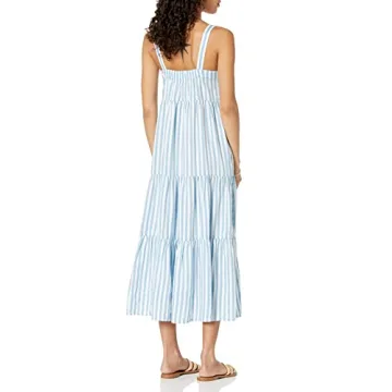 The Drop Women's Britt Tiered Maxi Dress for Effortless Style