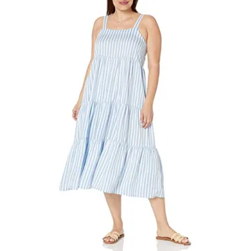 The Drop Women's Britt Tiered Maxi Dress for Effortless Style
