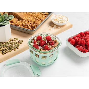 Ello DuraGlass Meal Prep Bowls - Secure Food Storage