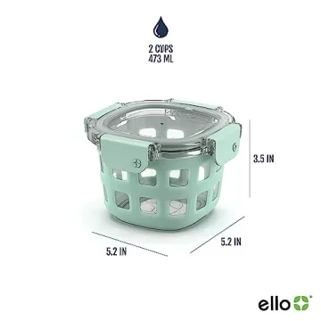 Ello DuraGlass Meal Prep Bowls - Secure Food Storage