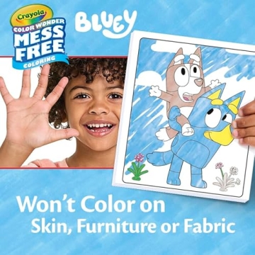 Crayola Color Wonder Bluey Kit for Mess-Free Fun