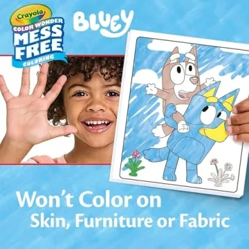 Crayola Color Wonder Bluey Kit for Mess-Free Fun