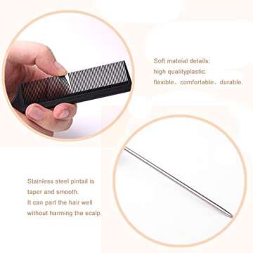 Durable Rat Tail Comb Set for Precision Hair Styling