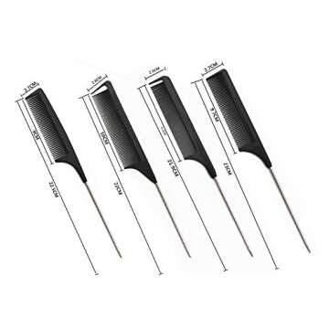 Durable Rat Tail Comb Set for Precision Hair Styling