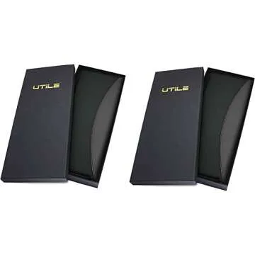 Elegant UTILE Tie Leather Storage Case for Men