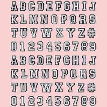 74 Pack Letter Decoration Charms 0-9# Number, Alphabet ABC-Z Characters for Boy Girl Teens Men Women and Adults