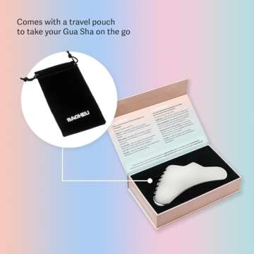 Sacheu Stainless Steel Body Gua Sha - Muscle Scraper, Fascia, Scar Tissue, Body Sculpting, Scraper T...