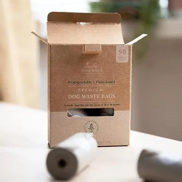 Certified Compostable Dog Poop Bags - 90 Bags