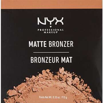 NYX PROFESSIONAL MAKEUP Matte Bronzer, Light
