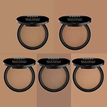 NYX PROFESSIONAL MAKEUP Matte Bronzer, Light