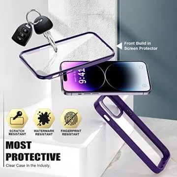Goodon iPhone 14 Pro Case with Screen & Camera Protection